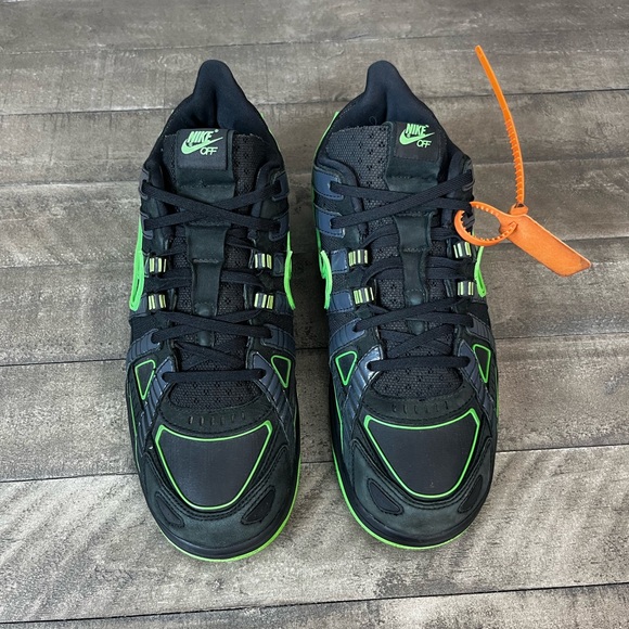 Nike Air Rubber Dunk x Off-White Low Green Strike Mens Sz 13 - Picture 3 of 6